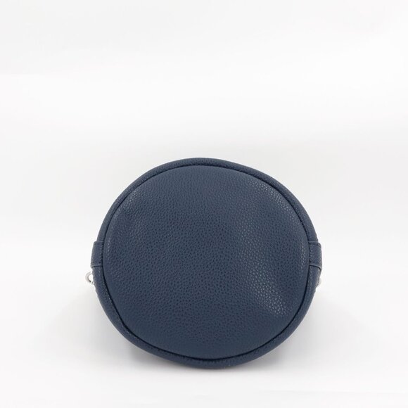 Marc Jacobs Women's The Bucket Leather Bucket Crossbody Bag Blue Sea OS - Picture 8 of 16